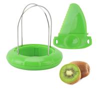 Kiwi Peeler, fruit slicer Mango slicer Splitter portable en acier inoxydable outil de découpe de fruits Mango Cutter vert Kiwi Mango Peeler fruit Splitter Splitter cube petit outil de carottage