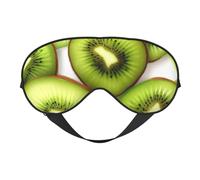 Kiwi Slice Masque respirant pour les yeux Idéal pour le camping, la méditation et le yoga