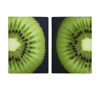 Kiwi Slice - Porte-passeport avec fente pour cartes et billets, étui de passeport en cuir synthétique facile d'accès - Organiseur de documents essentiels de voyage étanche pour homme et femme