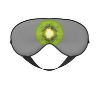 Kiwi Slice Print Masque confortable pour les yeux Sangle réglable pour la sieste Voyage Camping Yoga Relax