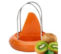 Kiwi Slicer Tool - Manual Peeling Tool with Comfort Grip Handle, Stainless Steel Kitchen Fruit Slicer Cutter, Fruit Flesh Extractor Scoop | Ergonomic Core Digging Divider for Commercial Catering C