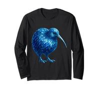 Kiwi vitrail Bleu Manche Longue