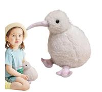Kiwi-Vogel-Plüsch-Long Beak Fury KWI Plush POULLE | Design Unique Moelleux comme Un Vrai Oiseau | Pllüsch-KV-voggel pour Les Vacances de Noël
