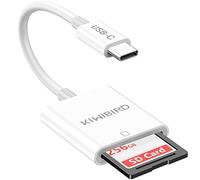 KiWiBiRD Adaptateur USB C Carte SD, Adaptateur Carte SD USB C Lecteur de Carte SDHC SDXC mémoire externes, Compatible avec iPhone 17 16 Plus Pro Max MacBook Air Mac iPad Galaxy S25 S24 Android