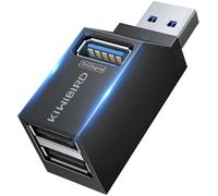 KiwiBird Double USB, doubleur USB, Adaptateur Double Prise USB3.0 Mini hub