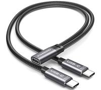 KiwiBird Splitter USB C 1 vers 2, adaptateur USB C male vers double femelle charge uniquement, compatible avec iPhone 16 15 Plus Pro Max iPad Air Pro Galaxy S25 S24 Android