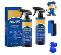 Kiwient Car Cleaner, Undersunny Car Shine, Frameworkous Advanced Car Quick-Acting Coating Agent Spray, Appreciare Car Coating Spray for Shine & Protection, Quickeffect Coating Agent (2)