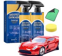 Kiwient Car Coating Spray, Advanced Car Quick-Acting Coating Agent Spray, 3 in 1 High Protection Quick Effect Coating Agent for Cars (2pcs)