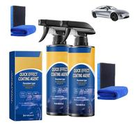 Kiwient Car Coating Spray, Indicatek Coating Agent Spray, 2025 New Advanced Cars Quick-Acting Coatin Agent Sprays, Waterless Wash Cars Scratch Wax Polish Renewal Agent Ceramic Sprays (2pcs)
