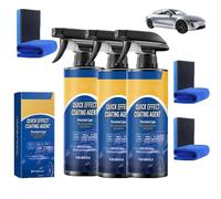 Kiwient Car Coating Spray, Indicatek Coating Agent Spray, 2025 New Advanced Cars Quick-Acting Coatin Agent Sprays, Waterless Wash Cars Scratch Wax Polish Renewal Agent Ceramic Sprays (3pcs)