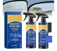 Kiwient Car Coating Spray, Kiwient Car Cleaner, 2025 New Coatings Renewal Agent Spray, CarQuick-Acting Coating Agent Sprays, 3 in 1 CarOil Film Cleaner for Paint, Glass, Plastic (2pcs)