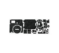 KIWIFOTOS Autocollant de protection pour appareil photo Sony A7C, 3M, anti-rayures - Noir ombré