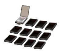 KIWIFOTOS Cfexpress Lot de 12 étuis pour cartes mémoire de type B en plastique résistant à l'eau, aux chocs, anti-poussière avec étiquettes