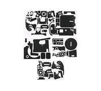 KIWIFOTOS Coque de protection en fibre de carbone pour appareil photo Canon EOS R6, 3M Anti-rayures Autocollants pour appareil photo reflex numérique