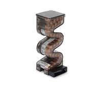 KIWIFOTOS Étagère de Rangement pour Piles AA Pouvant Contenir Jusqu'à 27 Piles AA, Empilable Plusieurs Panneaux Perforés IK.EA avec Testeur de Piles