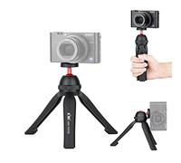 KIWIFOTOS Mini Caméra Trépied, Vlog Trépied Flexible, Trépied de Voyage pour Sony ZV-1F ZV-1 ZV-1II RX100 Série, M50 M6II G7XIII G100, Webcam (Possibilité d'utiliser Un Smartphone avec l'adaptateur)