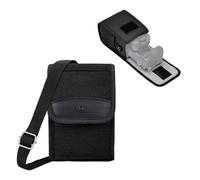 KIWIFOTOS Sac à Bandoulière Compact pour Caméra, Sac de Voyage, Sac à Bandoulière pour Appareil Photo Reflex/sans Miroir et Objectif pour Canon, Nikon, Sony, Fujifilm, Ricoh, avec Bandoulière (Noir)