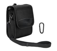 KIWIFOTOS Sacoche compacte avec bandoulière réglable pour Sony ZV1 ZV1II ZV1F RX100 Series, Ricoh GRIV GRIIIx GRIII GRII GR & Powershot G7X G5XII SX720 (13 x 8 x 5 cm) Noir