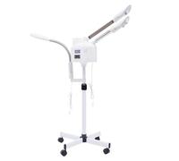 KiwiHood Vapeur facial professionnel 3 en 1 avec fonction chaud/froid - Technologie nano-vapeur et lampe UV pour un nettoyage en profondeur - Réservoir de 1000 ml - Hauteur réglable de 33,5 à 47,6