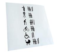 Kiwistar - Autocollant pour voiture - Noir - 20 x 7 cm - Liste des victimes autocollant vertical pour voiture, ordinateur portable, vélo, camion, moto multicolore JDM Decal Racing