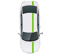 Kiwistar - Rayures vipère 4 m de Longueur Rayures décoratives Rayures de Course Se Rallier réglage décor Autocollant de Voiture Bande de vipère