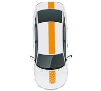 Kiwistar - Rayures vipère 4 m de Longueur Rayures décoratives Rayures de Course Se Rallier réglage décor Autocollant de Voiture Bande de vipère