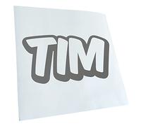 Kiwistar Tim Vorname Autocollant garçon 25 couleurs fluo mat