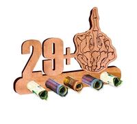 KIWISTAR UG - Cadeau d'argent - Tête - Doigt du milieu 29 + 1 Cadeau pour le 30e Anniversaire - Cadeaux Drôle de Femme & Homme en Bois - Anniversaire - Enfants - Mariage - Fête