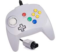 KIWITATA Kiwitatá Mini contrôleur N64 rétro avec embout filaire pour console classique N64 (gris)