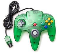KIWITATA Manette classique N64, manette de jeu filaire rétro N64 pour console de jeux vidéo N64, vert clair