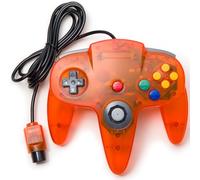 Kiwitatá N64 Manette de jeu filaire de rechange pour console de jeux vidéo N64 Orange clair