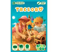 Blackrock Games Tresoro - Jeu de société d’Observation et de stratégie - idéal en Famille avec Enfants - 2-4 Joueurs - dès 6 Ans - Parties Rapides - par Kiwizou