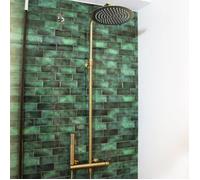 Kiwo Colonne de douche avec Mitigeur Mécanique - Or - Essebagno
