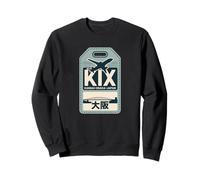 KIX Kansai Osaka Code aéroport Japonais Souvenir Kanji Sweatshirt