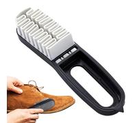 Kixolazr Brosse De Nettoyage pour Chaussures | 2-en-1 Poils Doux Polyvalent,Brosse Détachante pour Bottes en Cuir,pour Adultes Adolescents Voyage Quotidien École Botte Meubles Veste
