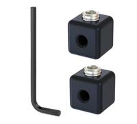 Kixolazr Capsules Pour Câbles De Frein - Bouchons Pour Câbles De Freins - Ferrules en Alliage d'Aluminium Design Cube pour VTT, Gravel, Ville et Randonnée