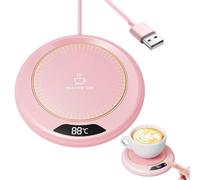 Kixolazr Chauffe-Tasse - 3 Niveaux de Temperature Chauffe-Tasse Intelligent USB 20w | Dispositif Électrique de Maintien au Chaud pour Tasses - Thé, Lait, Cuisine, Bureau, Maison, Cadeau,Cadeau Maison