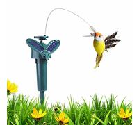 Kixolazr Colibri Solaire Colibri Volant Solaire décoratif Colibri Volant Flottant Simulation de Papillon Oiseau oscillant Oiseau Flottant pour Jardin, Cour, Plants, Fleurs, Patio, Paysage