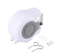 Kixolazr Corde À Linge Extérieur - 12,8 m Portable Double Fournitures Maison - Ligne De Séchage,pour Voyage Camping Car Mur Jardin Balcon sous-Sol Plafond Terrasse Chambre Douche Parapluie