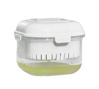 Kixolazr Dispositif de Production de Yaourt Sec,Séparateur de Lactosérum à Maille Fine et Filtration sous Pression avec Couvercle | Filtre Pour Fabrication De Yaourt Nature Crémeux Ustensiles De