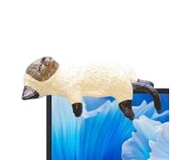 Kixolazr Figurines Miniatures de Chat - Décor Mignon pour Écran d'Ordinateur - Statuettes de Chat Miniatures à Collectionner pour Maison Bureau Paysage Étagère Moniteur Voiture Salon Lieu de