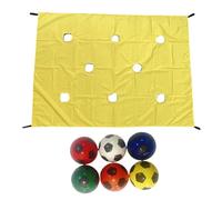 Kixolazr Jeu De Team Building Tarp avec Trou,Ensemble De Défi Équipe en Extérieur avec Toile | Défi Sportif pour Événements Scolaires, Parcs, Salle De Sport Et Jardin