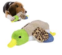 Kixolazr Jouets pour Chiens - Canard en Peluche Bruissant - Jouet à mâcher Relaxant pour Usage intérieur,Usage à Domicile, Voyage, extérieur, Jardin