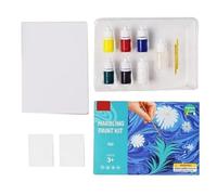 Kixolazr Kit d'art de Peinture marbrée, Ensemble de Peinture marbrée à l'eau | Fournitures Artisanales Peinture sur marbre pour Artiste | Meilleures idées de Jouets de pour Les activités des