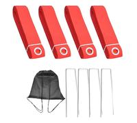 Kixolazr Lignes de Délimitation de Volley-Ball | Marquage de Volley-Ball pour Pelouse,Accessoires Sportifs Pliables pour Parc, Jardin, Maison, Entraînement et Extérieur