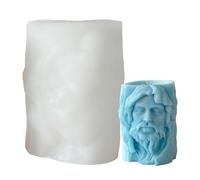 Kixolazr Moules à Bougies - 3D Jésus Marie Silicone Démoulage Facile - Moules de Coulée Détaillés en Résine Époxy - Pour Débutants Femmes Adultes Décoration Anniversaire Noël