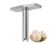 Kixolazr Ouvre-noix de coco en acier inoxydable, outil d'ouverture de noix de coco, Outil de poinçonnage à la noix de coco, Outil de noix de coco, ouvre-noix de coco, outil de poinçonnage de noix de