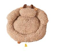 Kixolazr Panier pour Chat,Niche Animale avec Tunnel De Maison Anti-Dérapant | Nid pour Animal De Compagnie D Intérieur - pour Noël Hiver Extérieur Maison Voyage Chambre Balcon