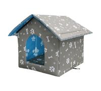 Kixolazr Petit Panier pour Chien - Toile d'Oxford Imperméable Épais Tente Abri pour Chats et Chiens,Tente Chaude Chiots Fournitures Sommeil Apaisant | Maison Voyage Extérieur Intérieur Froid Saison