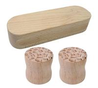 Kixolazr Poids pour patrons ronds, poids pour patrons de couture - Poids ronds en bois pour fabrication de modèles | Échantillons de poids de coupe pour accessoires de couture, poids de tissu de